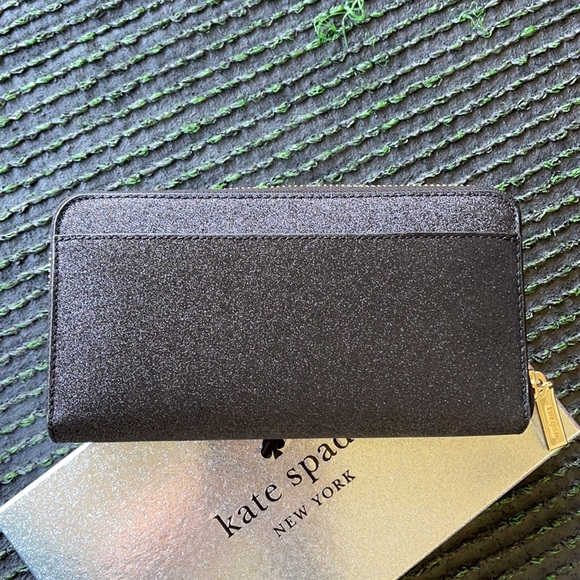 Kate Spade shimmy glitter boxed large continental wallet - Picture 6 of 16